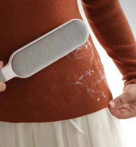 Double-Sided Pet Hair Remover, Manual Electrostatic Sticky Lint Brush, for Cat, Clothing, Sofa, Furniture,  Carpet Cleaning