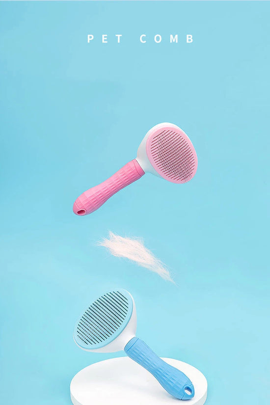 Pet Dog Hair Brush Cat Comb Grooming And Care Cat Brush Stainless Steel Comb For Long Hair Dogs Cleaning Pets Dogs Accessories