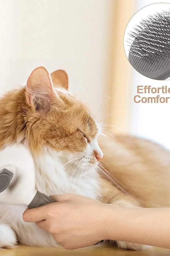 Pet Dog Brush Cat Comb Self Cleaning Pet Hair Remover Brush For Dogs Cats Grooming Tools Pets Dematting Comb Dogs Accessories