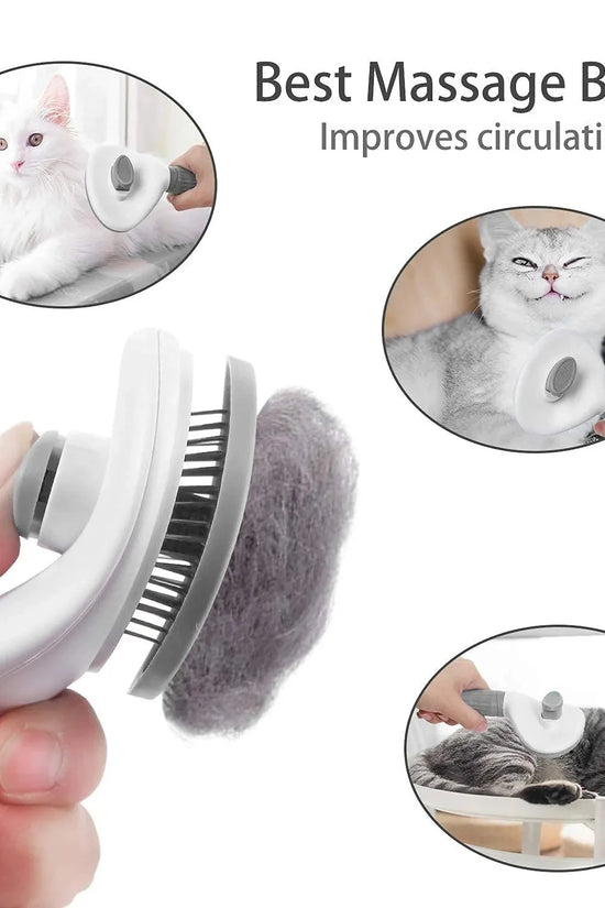 Pet Dog Brush Cat Comb Self Cleaning Pet Hair Remover Brush For Dogs Cats Grooming Tools Pets Dematting Comb Dogs Accessories